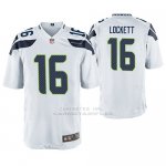 Camiseta NFL Game Hombre Seattle Seahawks Tyler Lockett Blanco