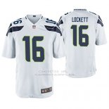 Camiseta NFL Game Hombre Seattle Seahawks Tyler Lockett Blanco