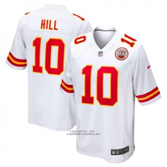 Camiseta NFL Game Kansas City Chiefs 10 Tyreek Hill Blanco