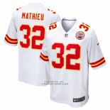 Camiseta NFL Game Kansas City Chiefs 32 Tyrann Mathieu Blanco