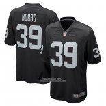 Camiseta NFL Game Las Vegas Raiders Nate Hobbs Negro