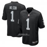 Camiseta NFL Game Las Vegas Raiders Tyree Wilson 2023 NFL Draft First Round Pick Negro