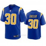Camiseta NFL Game Los Angeles Chargers 30 Austin Ekeler 2020 Azul