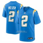 Camiseta NFL Game Los Angeles Chargers Elijah Molden Azul1