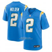 Camiseta NFL Game Los Angeles Chargers Elijah Molden Azul1