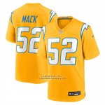 Camiseta NFL Game Los Angeles Chargers Khalil Mack Alterno Charger Power Oro