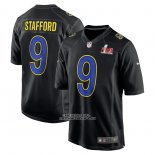 Camiseta NFL Game Los Angeles Rams Matthew Stafford Super Bowl Lvi Bound Negro