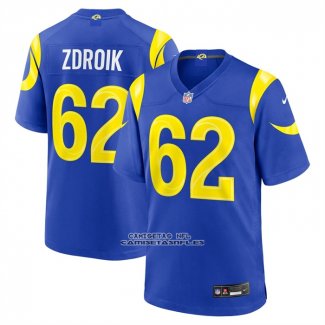 Camiseta NFL Game Los Angeles Rams Payton Zdroik Azul