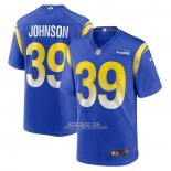 Camiseta NFL Game Los Angeles Rams Quindell Johnson Primera Azul