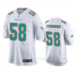 Camiseta NFL Game Miami Dolphins Jason Strowbridge Blanco