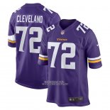 Camiseta NFL Game Minnesota Vikings Ezra Cleveland Violeta