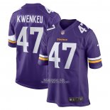 Camiseta NFL Game Minnesota Vikings William Kwenkeu Primera Violeta