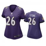 Camiseta NFL Game Mujer Baltimore Ravens Geno Stone Violeta