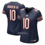 Camiseta NFL Game Mujer Chicago Bears Luther Burden III Azul