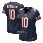 Camiseta NFL Game Mujer Chicago Bears Luther Burden III Azul