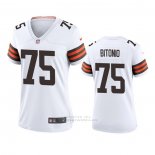 Camiseta NFL Game Mujer Cleveland Browns Joel Bitonio 2020 Blanco