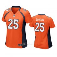 Camiseta NFL Game Mujer Denver Broncos Melvin Gordon Naranja