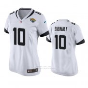 Camiseta NFL Game Mujer Jacksonville Jaguars Laviska Shenault Blanco