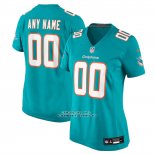 Camiseta NFL Game Mujer Miami Dolphins Personalizada Verde