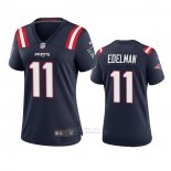 Camiseta NFL Game Mujer New England Patriots Julian Edelman 2020 Azul