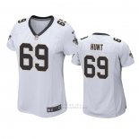 Camiseta NFL Game Mujer New Orleans Saints Margus Hunt Blanco