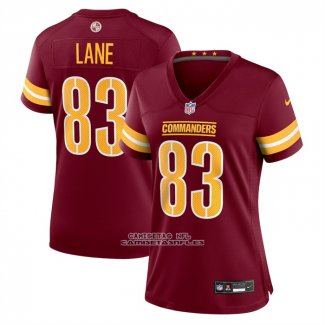 Camiseta NFL Game Mujer Washington Commanders Jaylin Lane Rojo