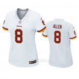 Camiseta NFL Game Mujer Washington Commanders Kyle Allen Blanco