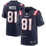 Camiseta NFL Game New England Patriots Randy Moss Retired Azul