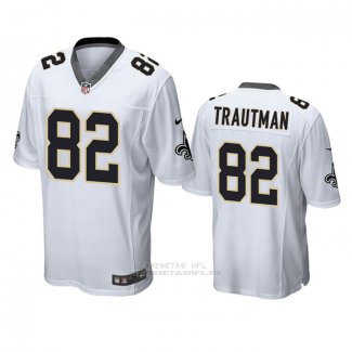 Camiseta NFL Game New Orleans Saints Adam Trautman Blanco