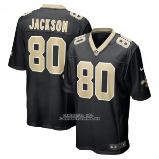 Camiseta NFL Game New Orleans Saints Jermaine Jackson Negro