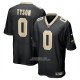Camiseta NFL Game New Orleans Saints Jordyn Tyson 2026 Negro