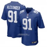 Camiseta NFL Game New York Giants Darius Alexander Azul Camiseta NFL Game New York Giants Darius Alexander Azul