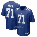 Camiseta NFL Game New York Giants Marcus Mbow Azul