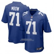 Camiseta NFL Game New York Giants Marcus Mbow Azul