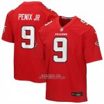 Camiseta NFL Game Nino Atlanta Falcons Michael Penix Jr Rojo