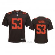 Camiseta NFL Game Nino Cleveland Browns Nick Harris Alterno 2020 Marron
