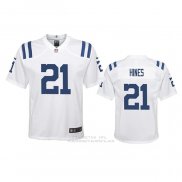 Camiseta NFL Game Nino Indianapolis Colts Nyheim Hines 2020 Blanco