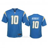 Camiseta NFL Game Nino Los Angeles Chargers Justin Herbert Powder Blue