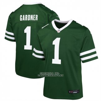 Camiseta NFL Game Nino New York Jets Ahmad Sauce Gardner Verde