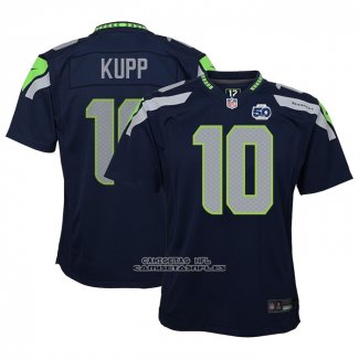 Camiseta NFL Game Nino Seattle Seahawks Cooper Kupp 50th Season Azul