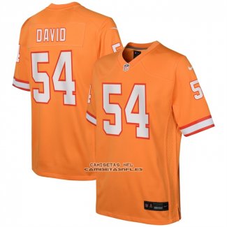 Camiseta NFL Game Nino Tampa Bay Buccaneers Lavonte David Naranja