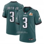 Camiseta NFL Game Philadelphia Eagles Nolan Smith Super Bowl LIX Verde Camiseta NFL Game Philadelphia Eagles Nolan Smith Super Bowl LIX Verde