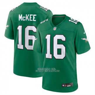 Camiseta NFL Game Philadelphia Eagles Tanner McKee Alterno Verde