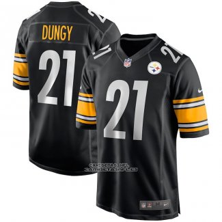 Camiseta NFL Game Pittsburgh Steelers Tony Dungy Retired Negro