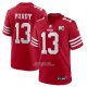 Camiseta NFL Game San Francisco 49ers Brock Purdy 80 Aniversario Rojo