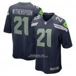 Camiseta NFL Game Seattle Seahawks Devon Witherspoon 2023 NFL Draft First Round Pick Azul