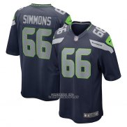 Camiseta NFL Game Seattle Seahawks Jordan Simmons Azul