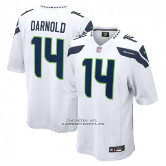 Camiseta NFL Game Seattle Seahawks Sam Darnold Blanco
