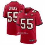 Camiseta NFL Game Tampa Bay Buccaneers Derrick Brooks 50th Anniversary Rojo