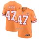 Camiseta NFL Game Tampa Bay Buccaneers John Lynch 50th Season Naranja